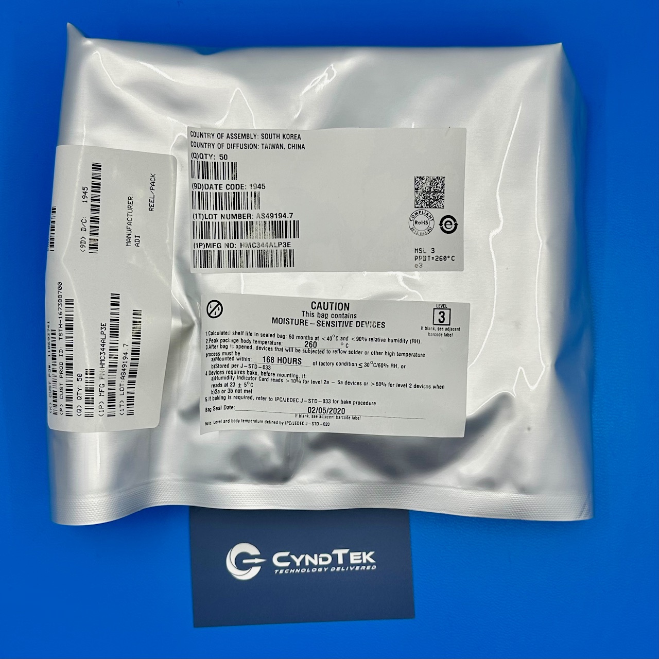 Analog Devices HMC344ALP3E RF Switch IC - Image 1