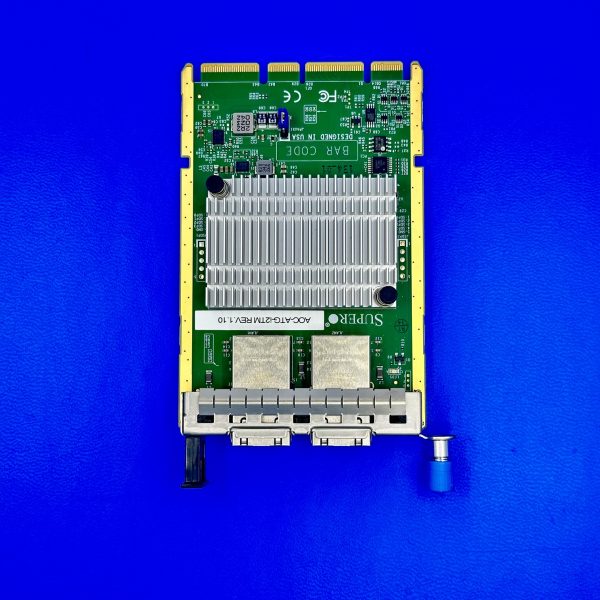Supermicro AOC-ATG-i2TM Dual Port 10GbE RJ45 AIOM Network Adapter Intel X550-T2