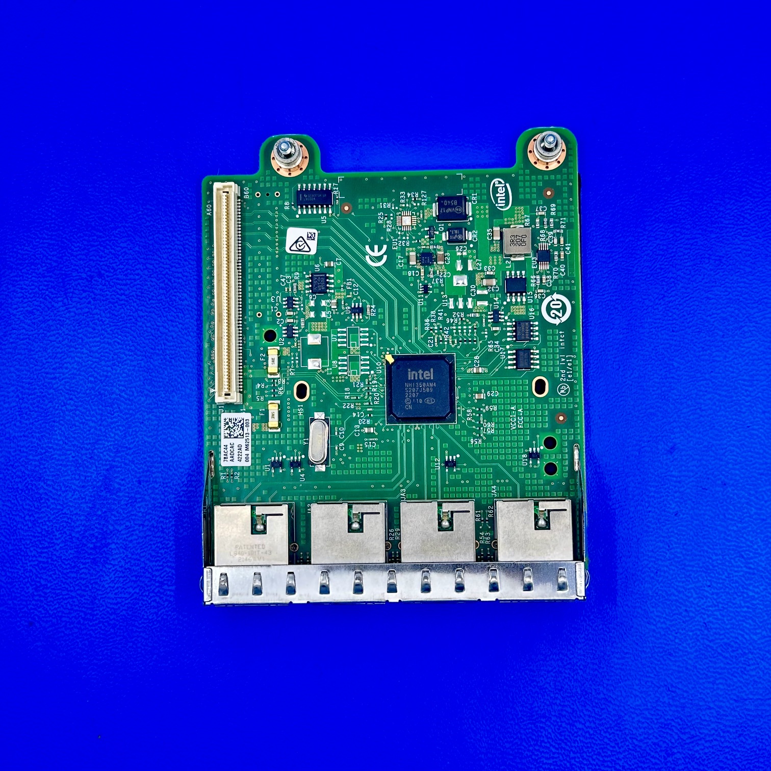 Dell 0MMW41 Intel I350-AM4 Quad Port 1GbE RJ45 rNDC Network Daughter Card - Image 1